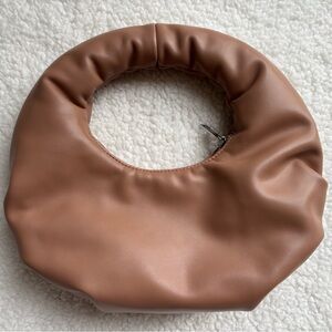 Future Collective Reese Blutstein Croissant Slouchy Tan Handbag